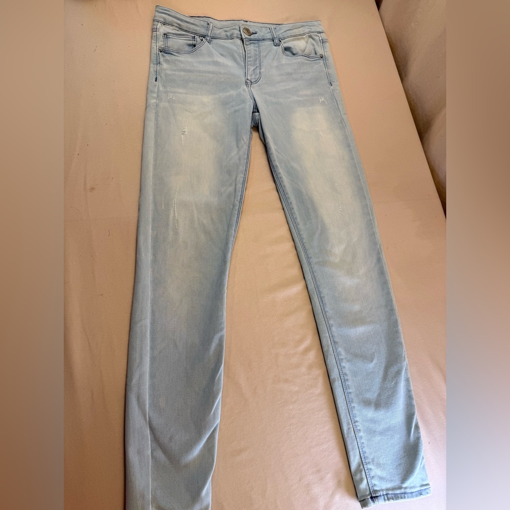 Light Blue Women's Jeans -EY - 044